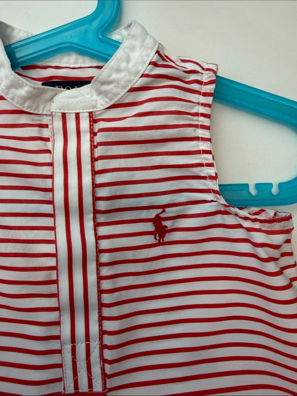 Polo by Ralph Lauren Red and White Striped dress‎